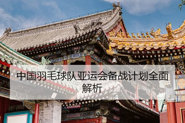 中国羽毛球队亚运会备战计划全面解析